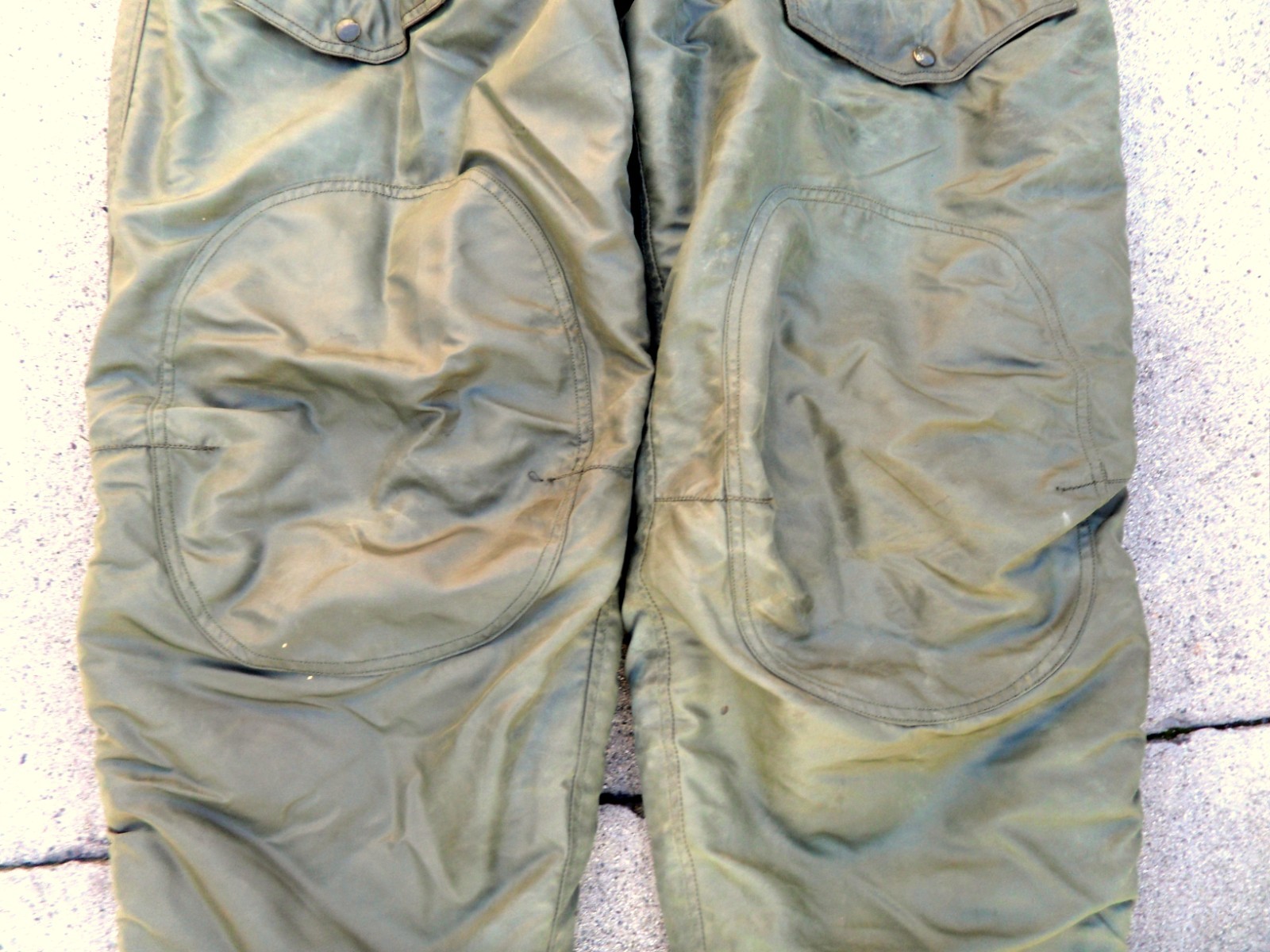 Vtg 50s US Air Force Type F-1 Aircrew Trousers Flight Pants Sz 36 Crown Zipper