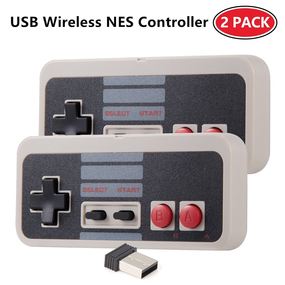 2.4G Wireless NES USB Controller Joypad Receiver For PC MAC Windows Raspberry Pi