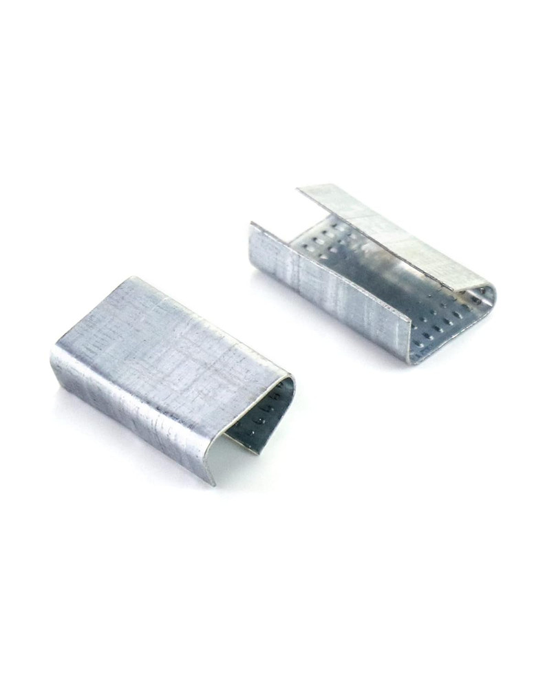 QWORK Seals for 1/2" Strap Width Steel Strapping, 500 Pcs