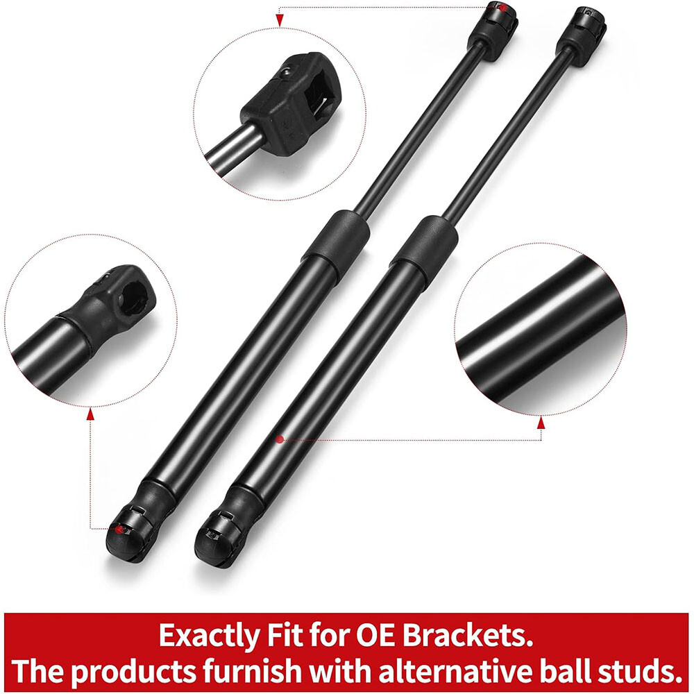 2x Front Hood Lift Supports Struts Shocks for 2015 16-2017 Hyundai Sonata Sedan