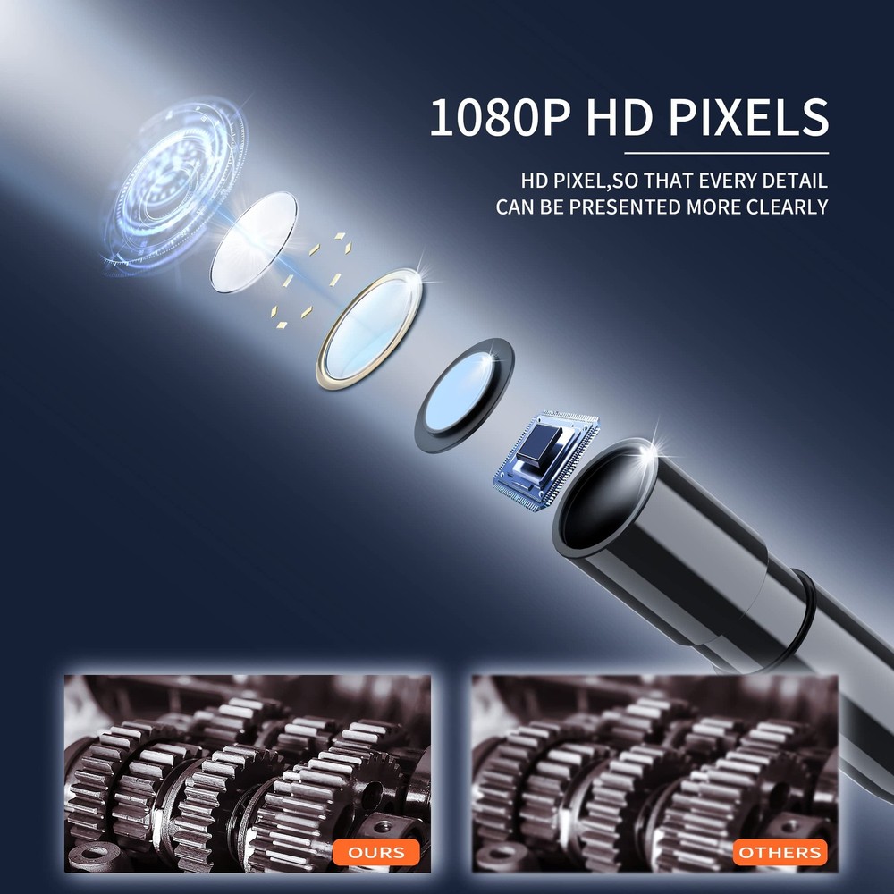 50ft Borescope Camera Multifunctional Ergonomically Designed