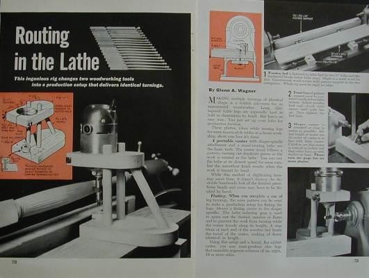 Router Jig for Lathe Great for Multiples How-To build PLANS