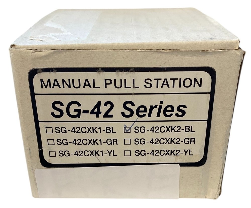 SigCom Manual Pull Station, SG-42CXK2-BL