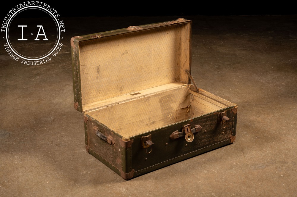 Small Vintage Steamer Trunk