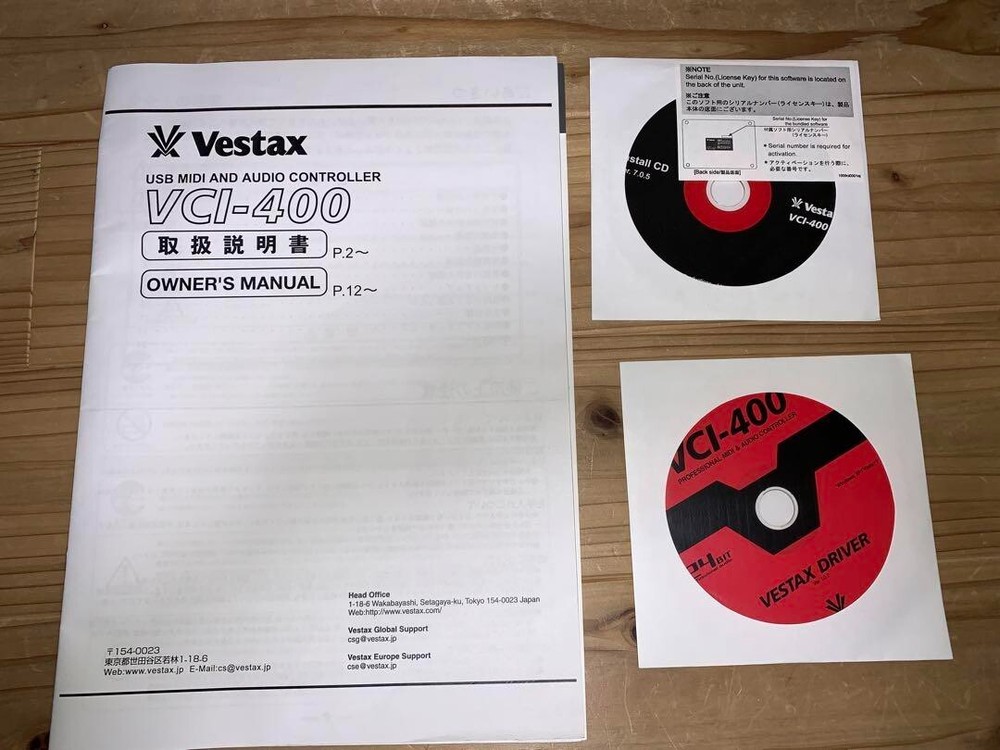 Vestax VCI-400 USB MIDI and Audio DJ Controller Test Completed