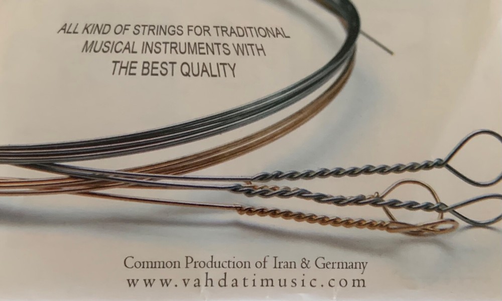 String Setar Vahdati, Sehta string, سیم سه تار وحدتی, setar string, wire setar,