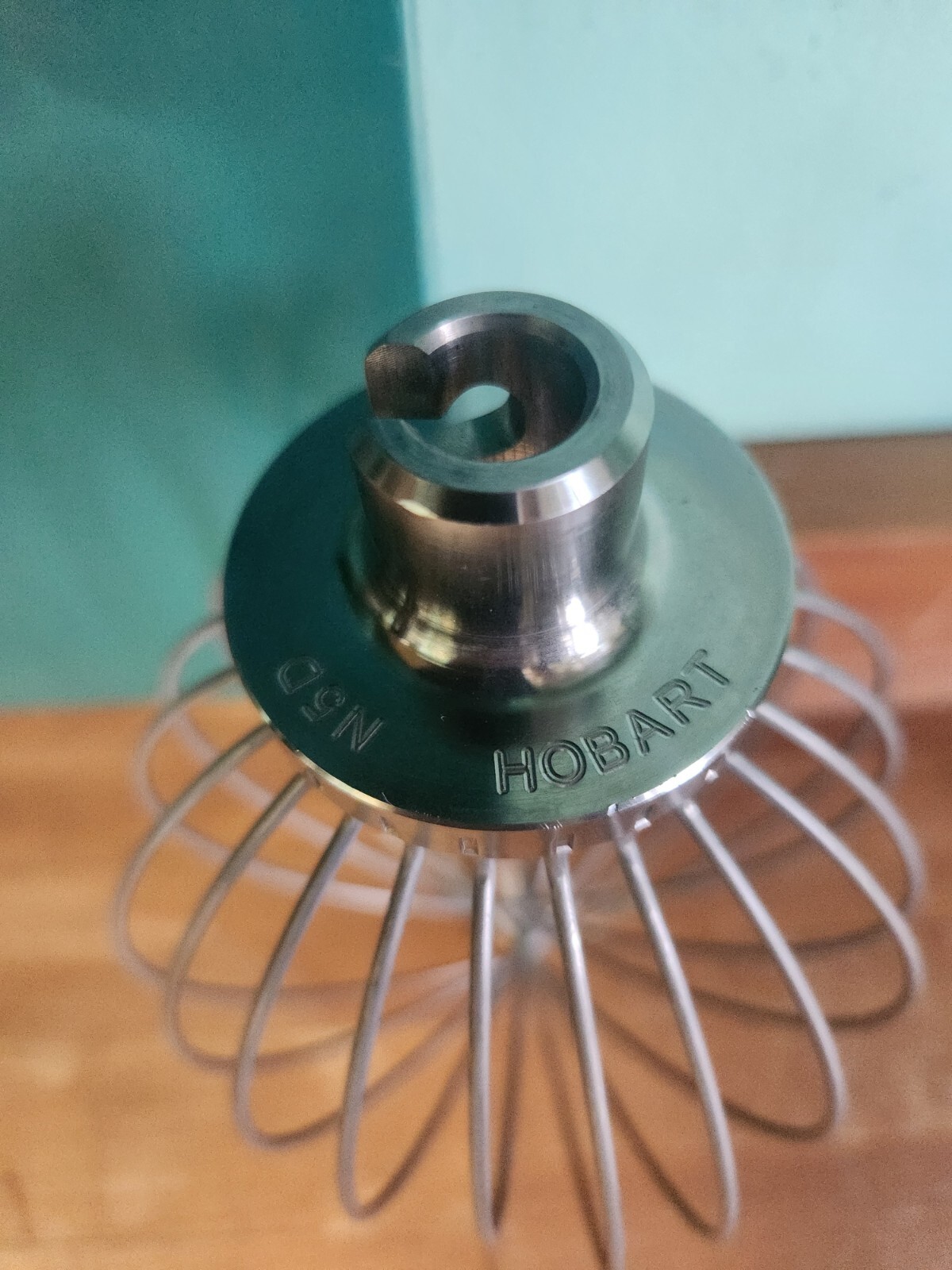 Hobart N50, 5 Quart Stainless Wire Whip Attachment. N5D for 5 Qt N-50 Mixers