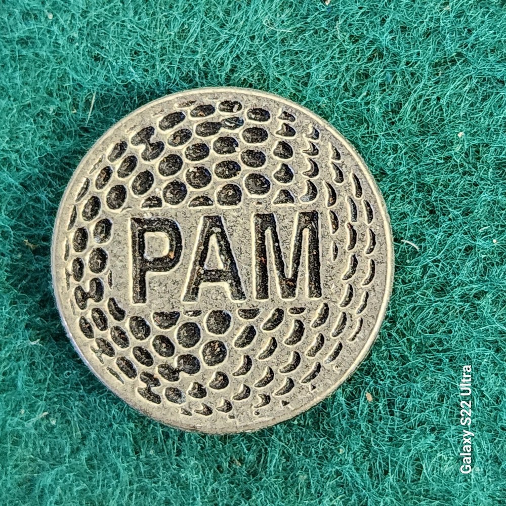 Personalized Metal Golf Ball Marker for Pam