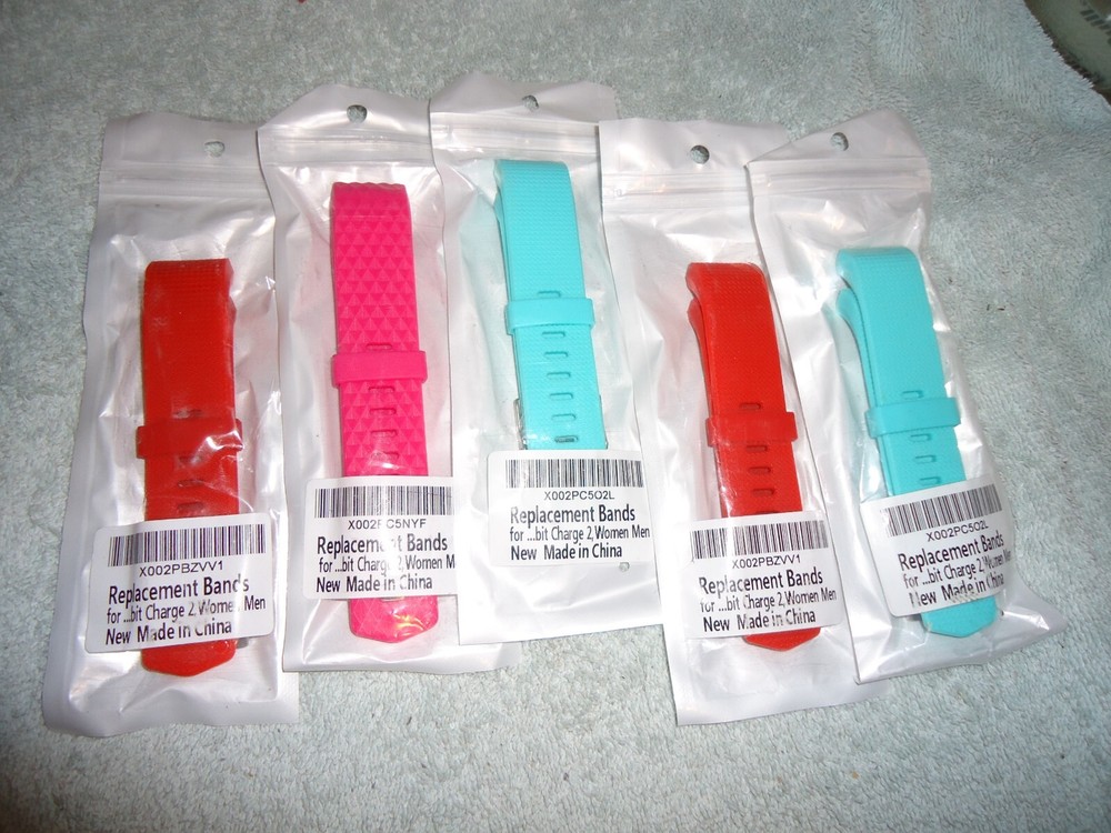 (14) Fitbit Charge Flex Replacement Wristbands Mixed Colors Never Used