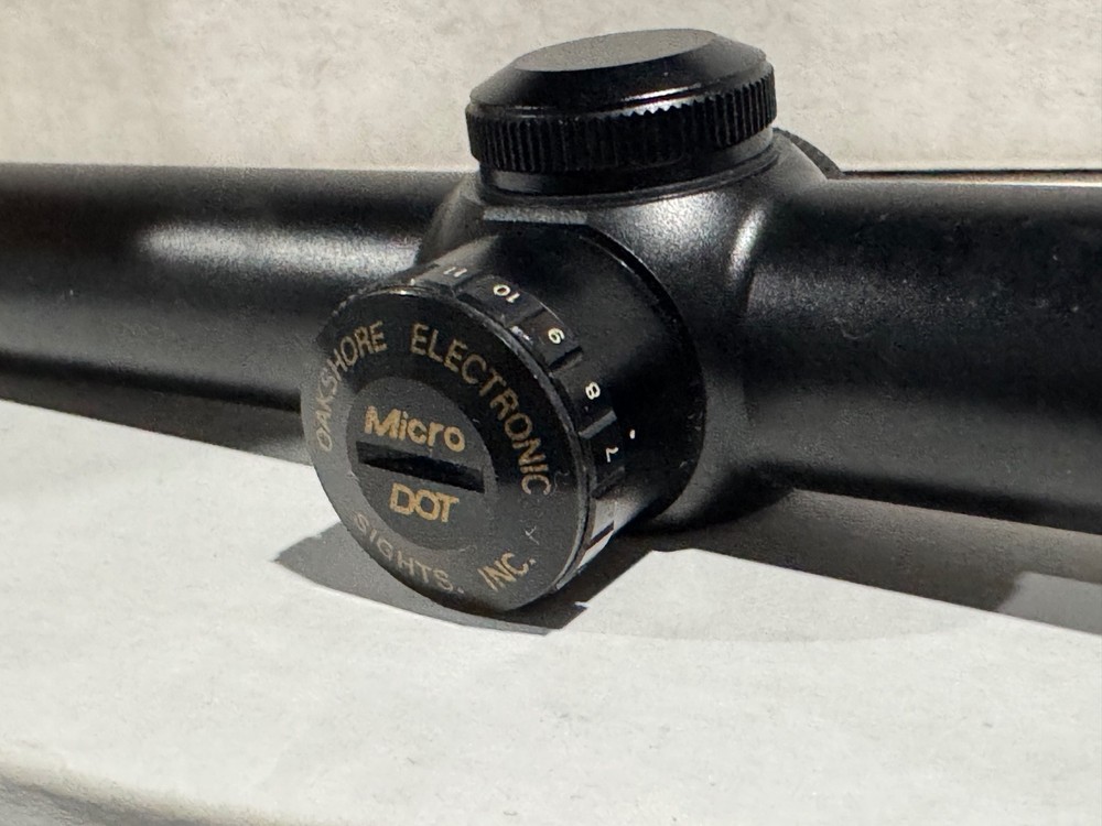 Oakshore Electronics Micro Dot Illuminated 1.5-4.5x20 Ultradot Duplex w/ Dot