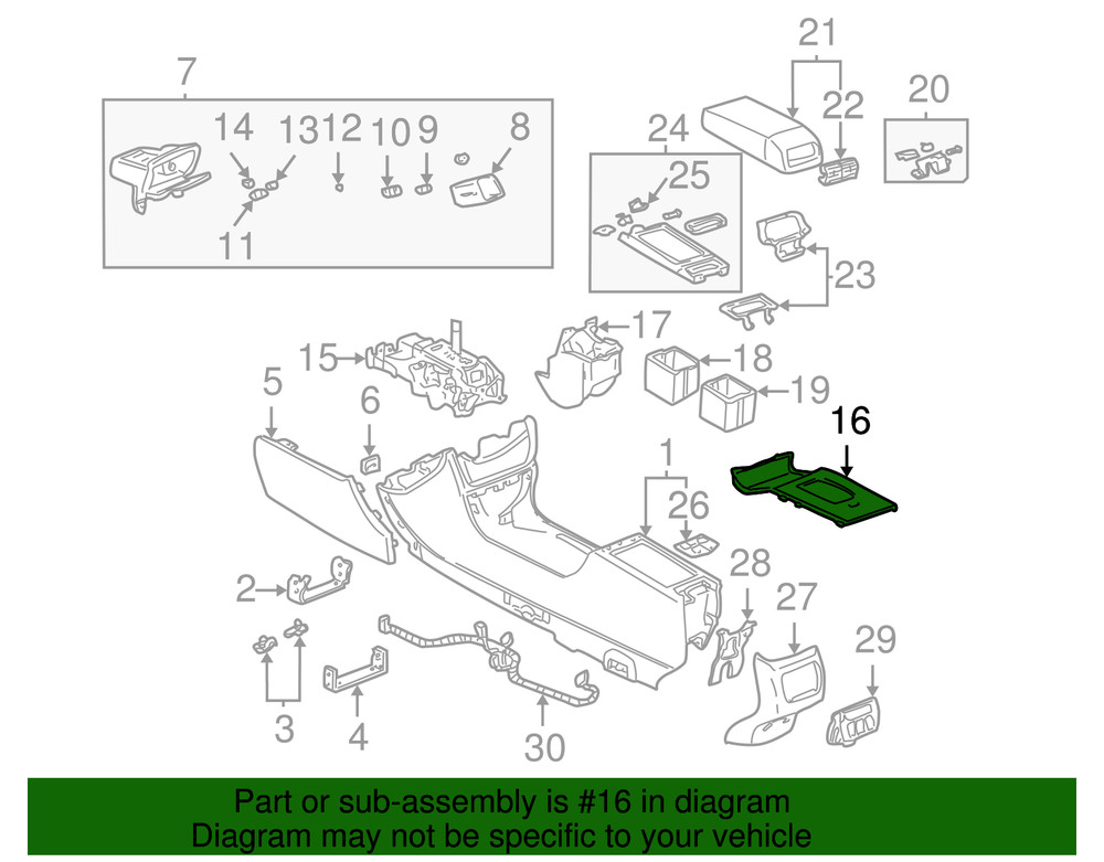 Genuine GM Shift Plate 25701943