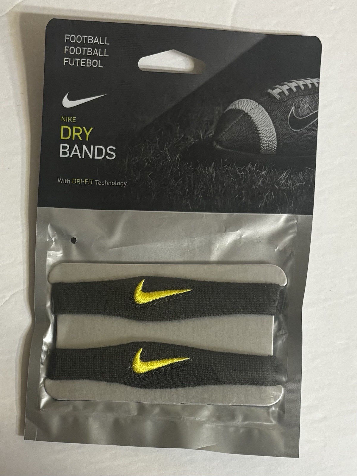 Oregon Ducks PE Team Issued Nike Dri-Fit Football Bicep Dry Bands X’s 2 ONE SIZE