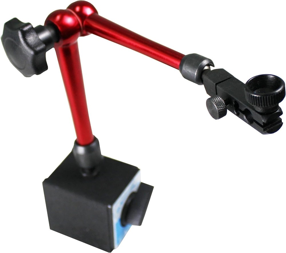 HFS R Magnetic Base Stand - 360° Adjustable Indicator Holder, 132lbs Max Pull