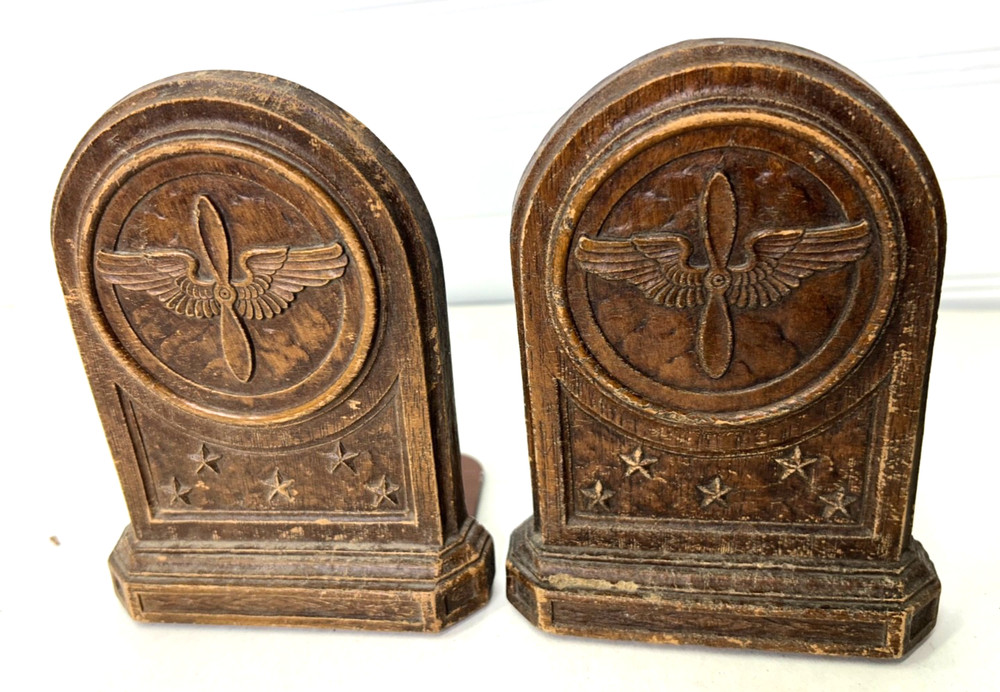 WWII US Army Air Force Bookends