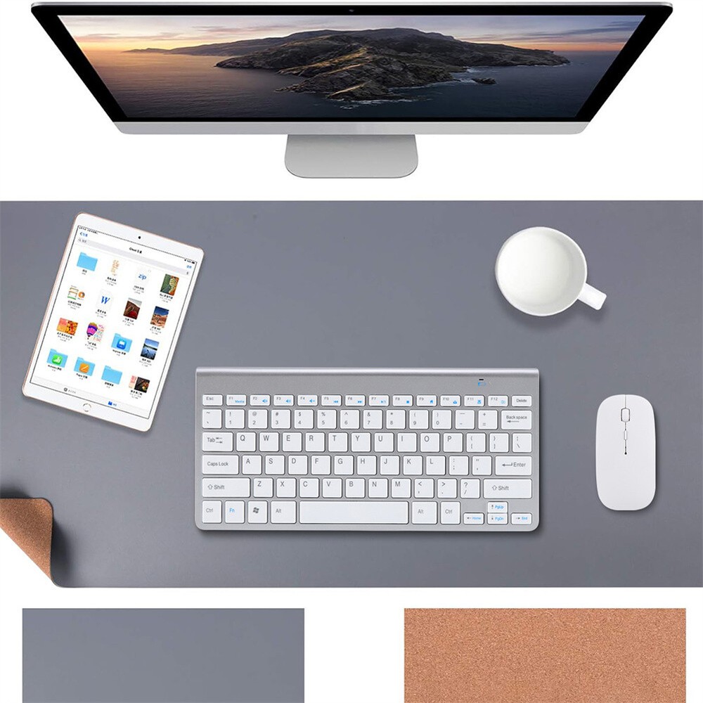 Wireless Keyboard And Mouse Set Waterproof 2.4G For Mac Apple PC Computer White
