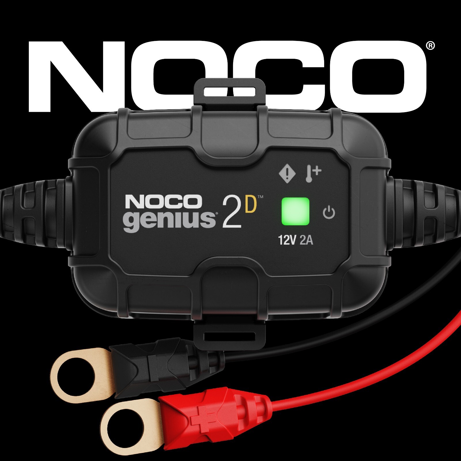 NOCO GENIUS2D 12V 2A Onboard Battery Charger, Trickle Charger and Maintainer