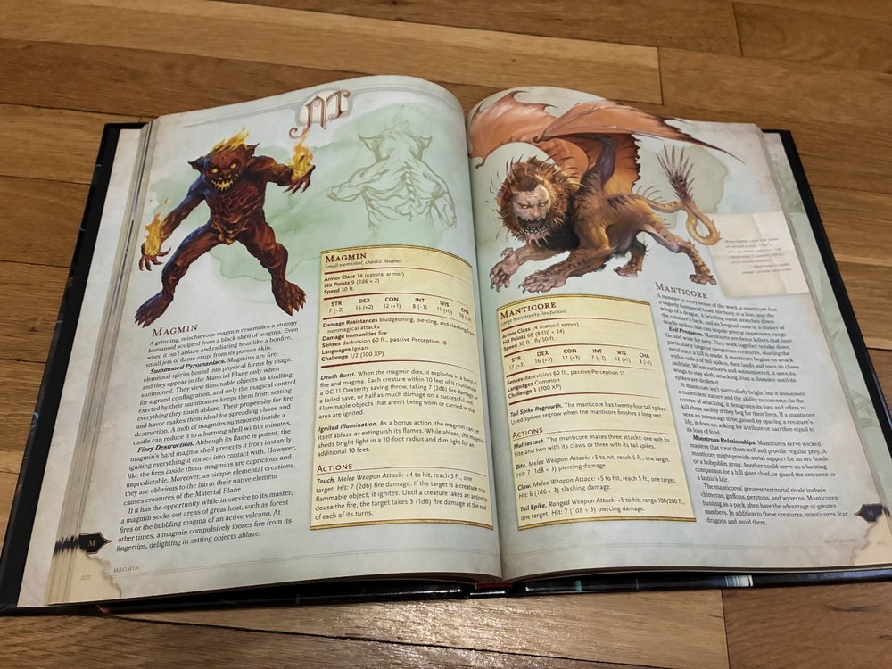 Dungeons & Dragons 5e Monster Manual HC 5th Edition