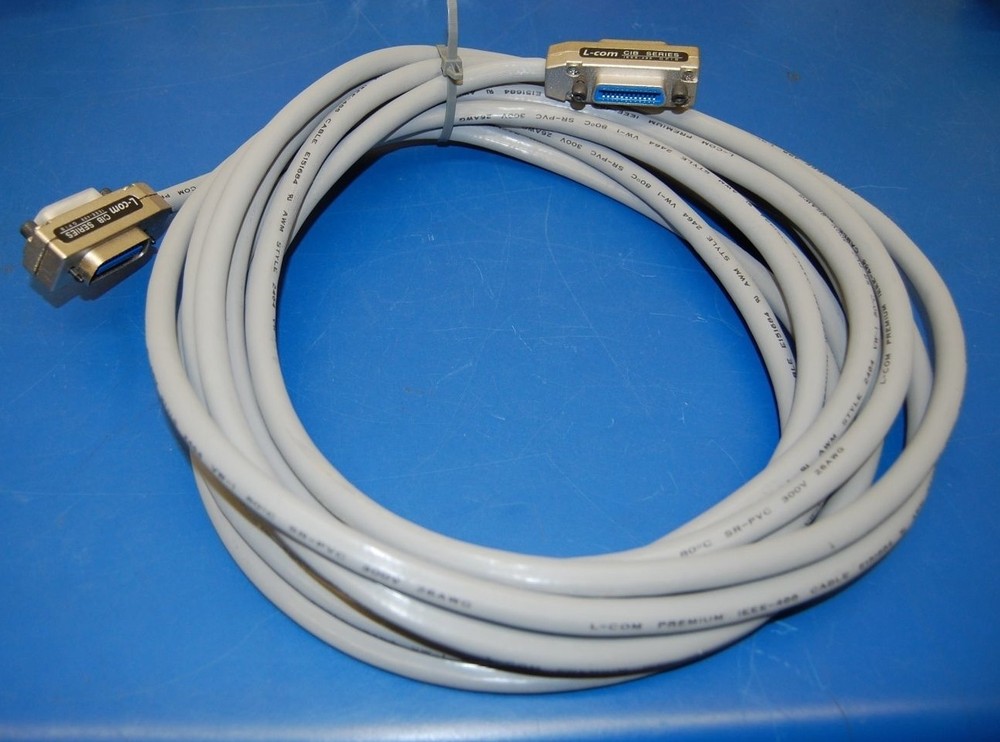L-Com CIB Series IEEE-4888 GPIB Cable, 18 ft.