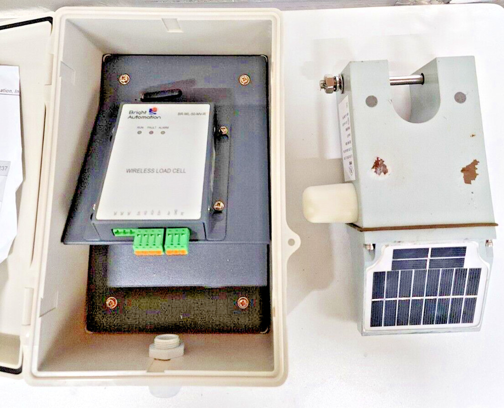 Bright Automation Wireless Solar Load Cell Accelerometer BR-WL-50-MA Drill Rig