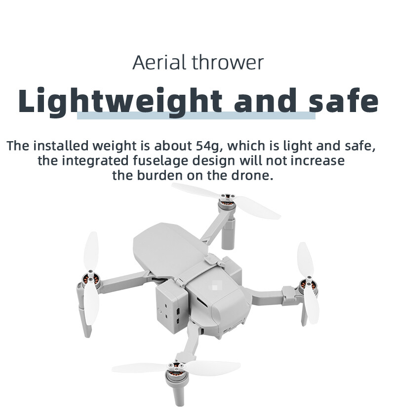 Air Drop Drone Thrower Release Device Kit for DJI Mavic Mini 2 for Bait Hook