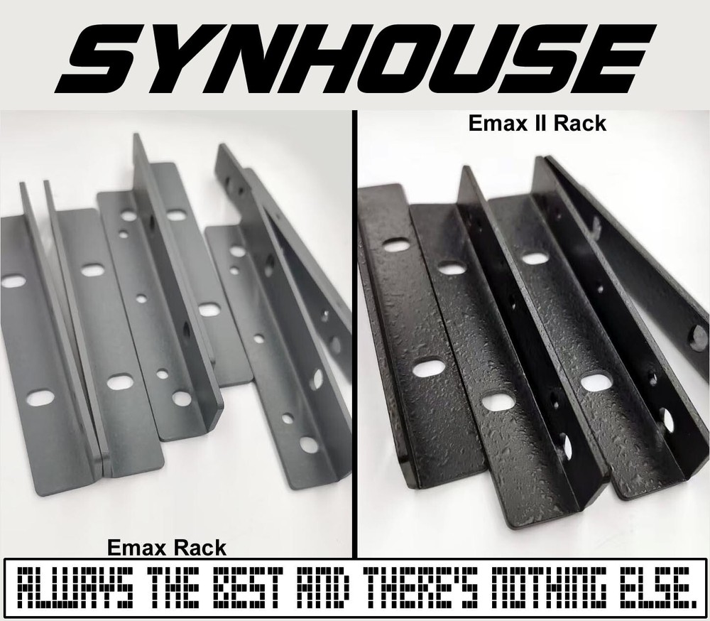 CORRECT Gray Rack Ears for E-mu Emax Rack with the CORRECT Screws