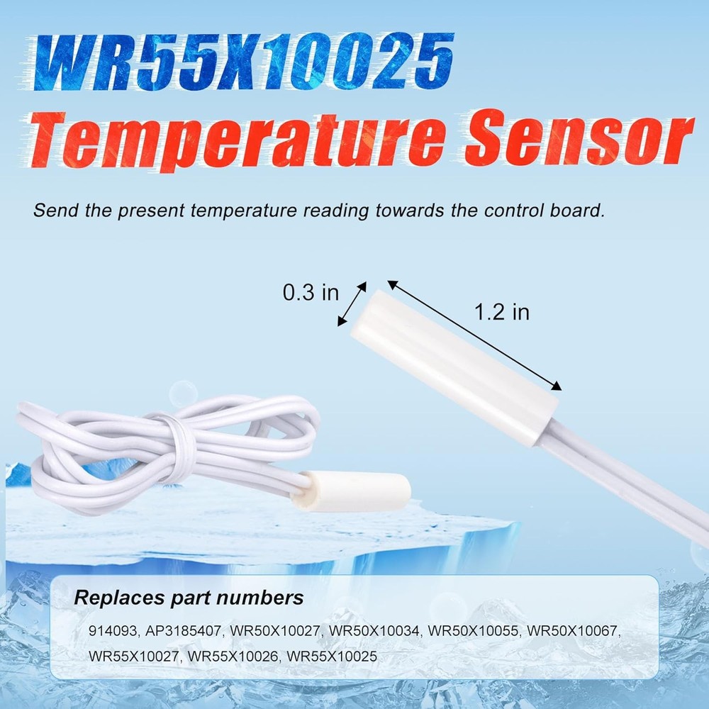 WR51X10055 Refrigerator Defrost Heater 1 PACK