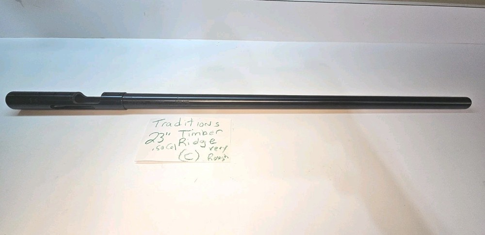 Traditions Timber Ridge Muzzleloader Rifle 23” Barrel Without Breech (C)