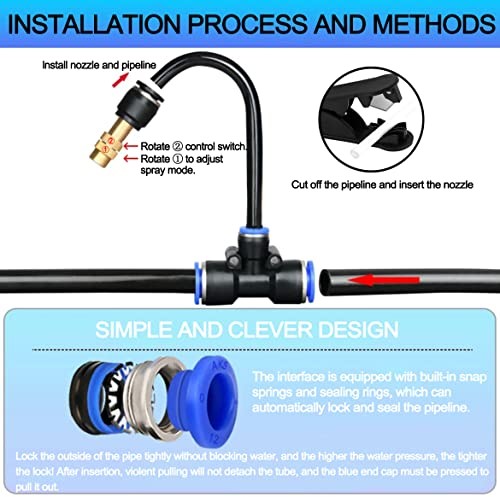 New Quick Connector Drip Irrigation Kits,Automatic Irrigation Copper Nozzle