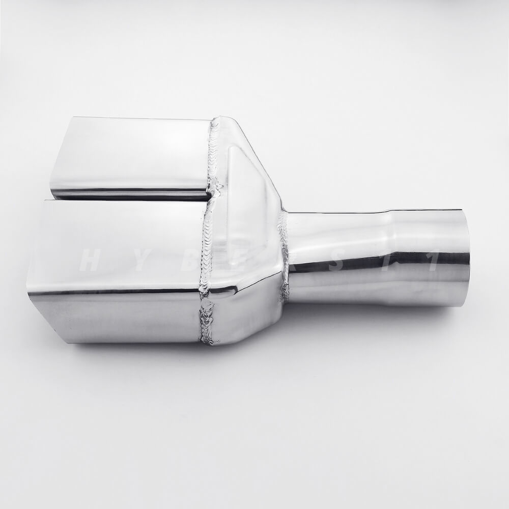 2.5" Inlet Quad Square Out Exhaust Tips for Dodge Challenger 1970/71/72/73/74