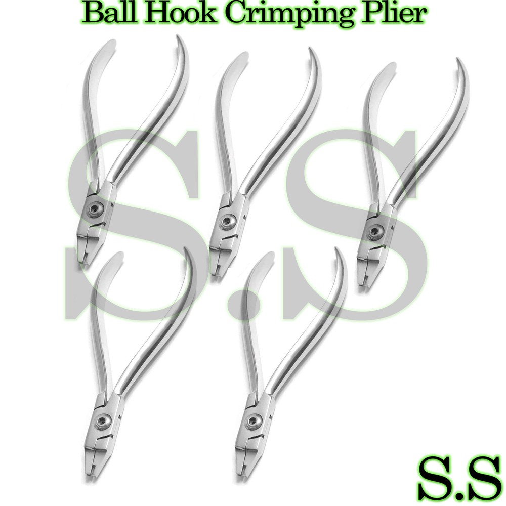 5 Pieces Ball Hook Crimping Plier Orthodontic Instruments