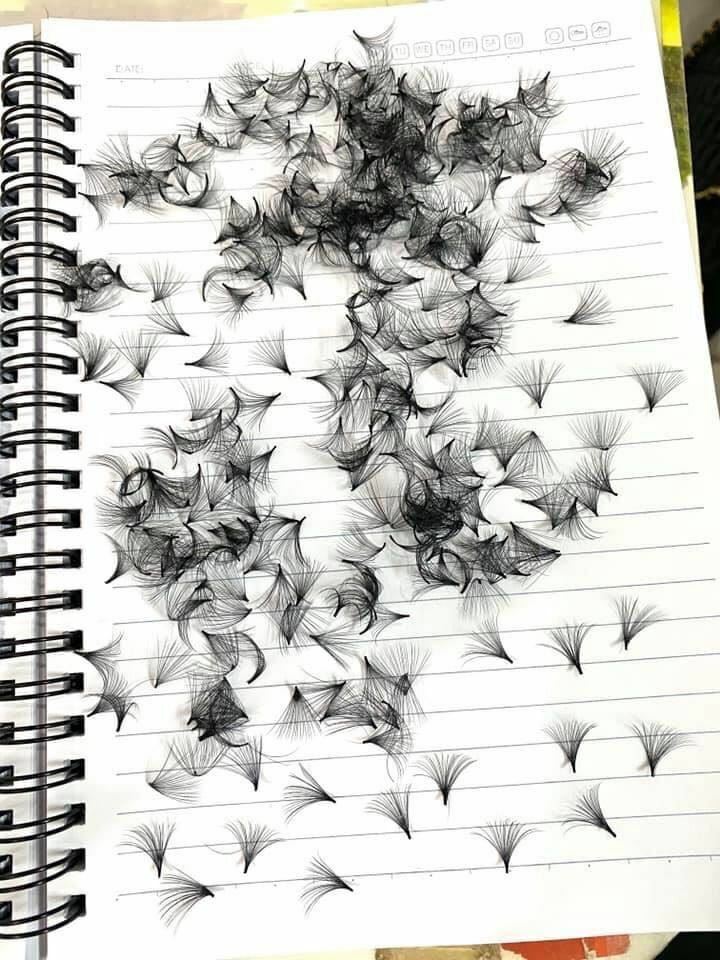 Handmade Eyelash Extensions 5D/ C,D Curl