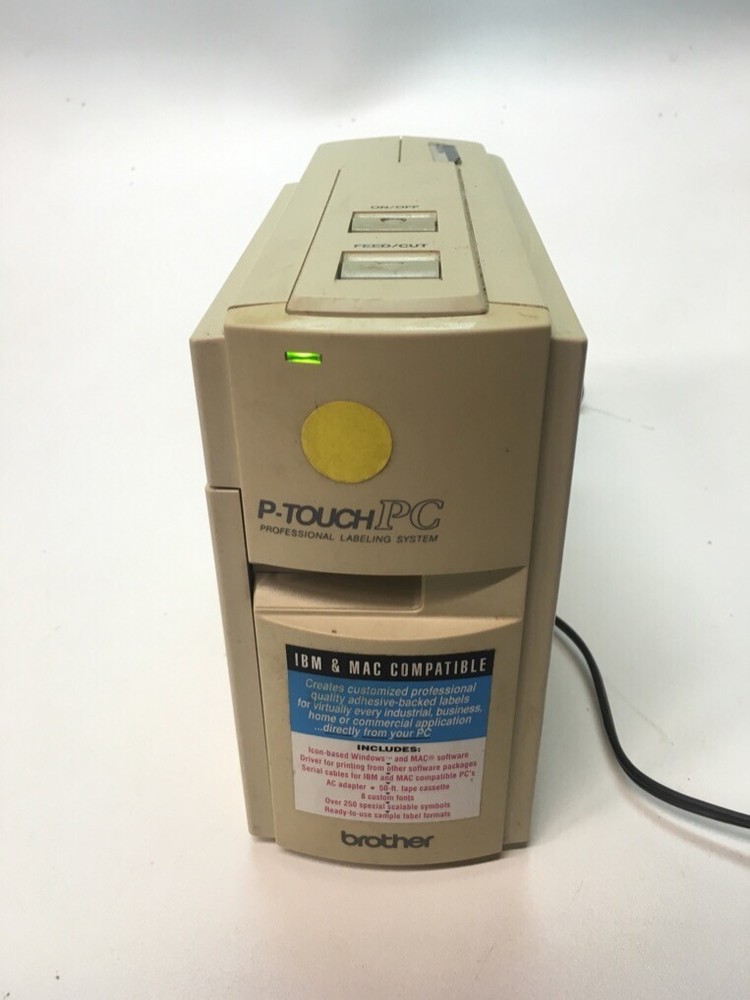 BROTHER P-TOUCH PC PROFESSIONAL LABELING SYSTEM PT-PC