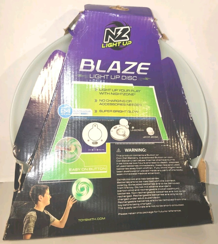 Nos Blaze Light Up Disc/ Frisbee