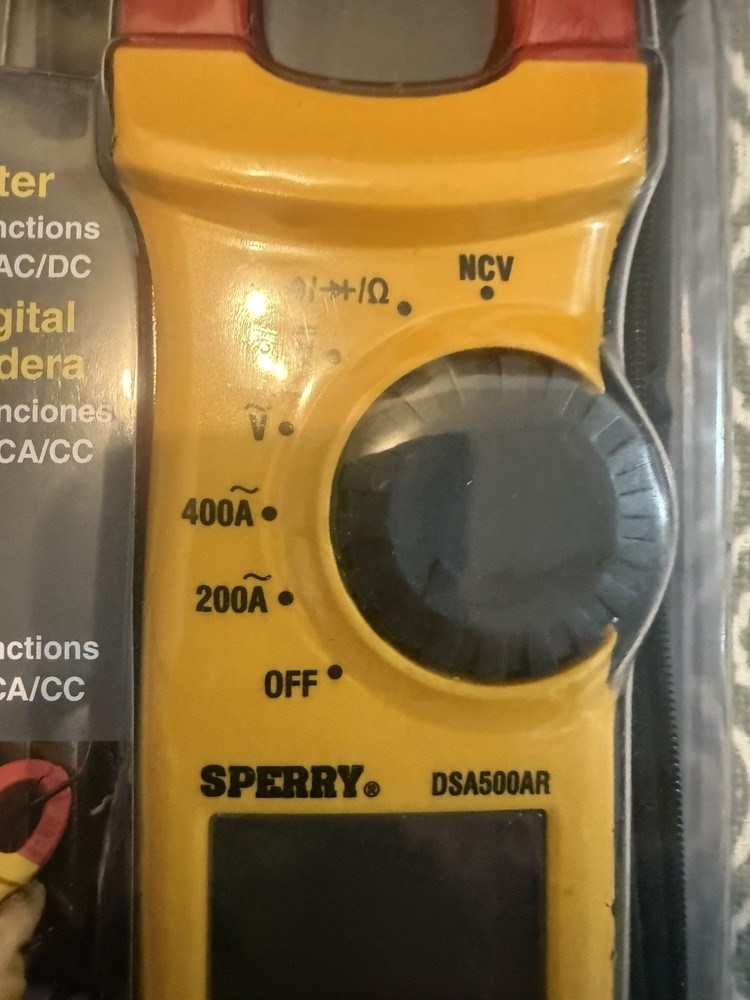 Sperry Instruments Clamp Meter Snap-Around Digital DSA500AR New Sealed