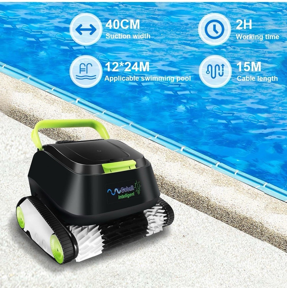 Cobalt Automatic Pool Robot Cleaner Wall Climbing Vacuum