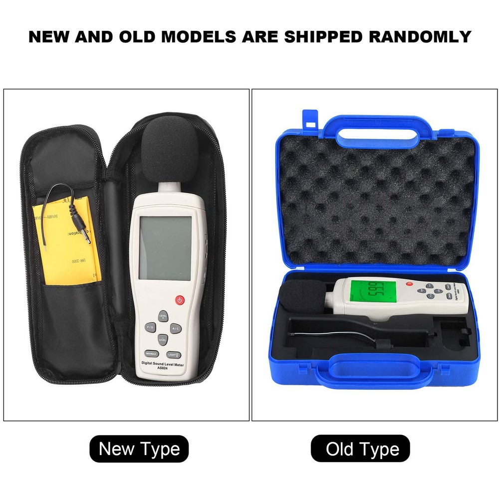 Smart Sensor AS824 Sound Level Meter 0-130 dB range for Frequency Analyzer...