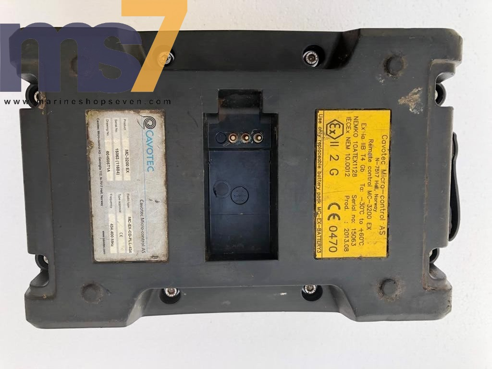 CAVOTEC MC-3200 EX AKER SOLUTIONS CRANE REMOTE CONTROL #NO BATTERY PACK