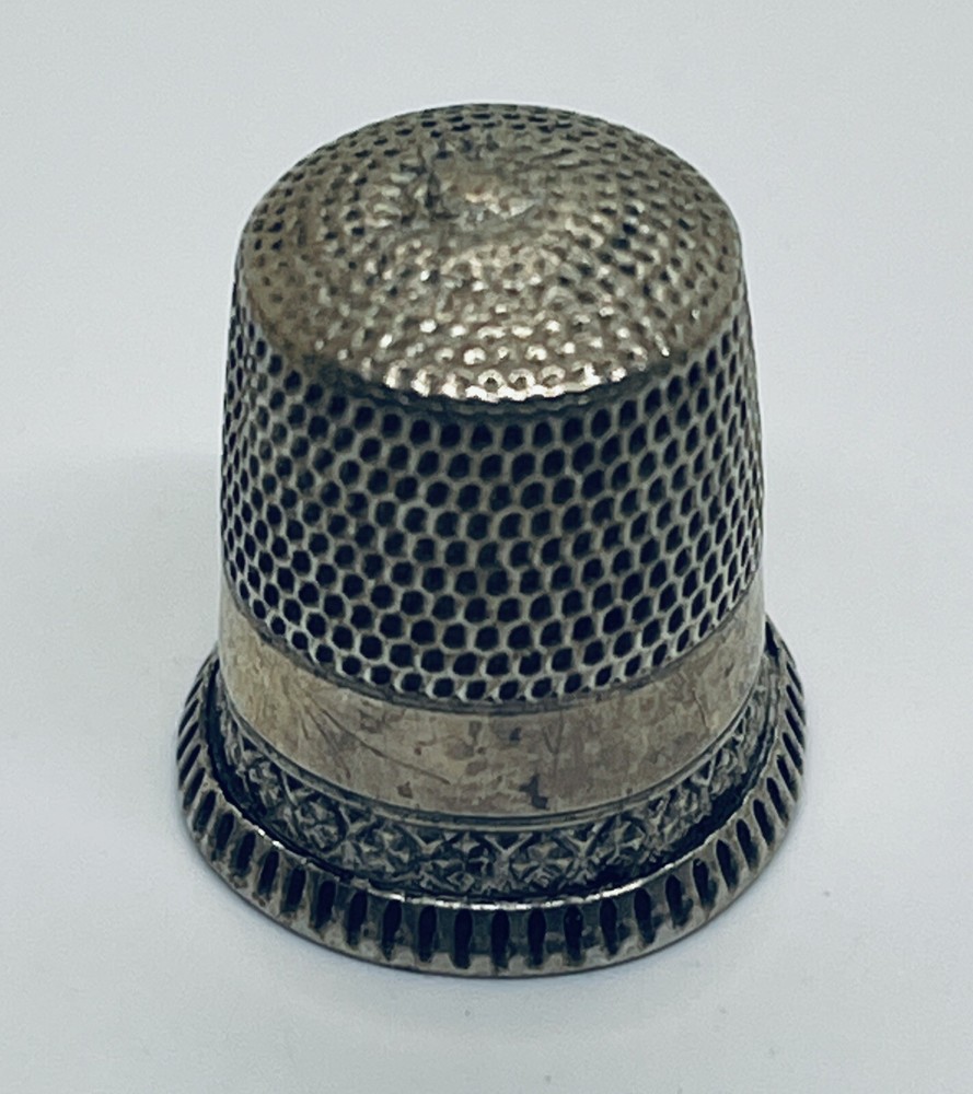 Antique Victorian Sterling Silver Thimble