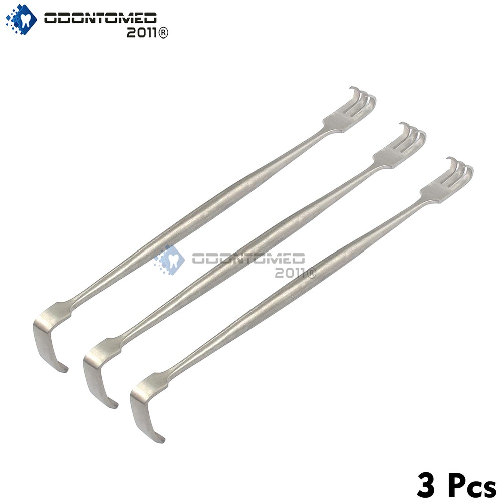 3 SENN MULLER RETRACTOR 6.25" SHARP SURGICAL