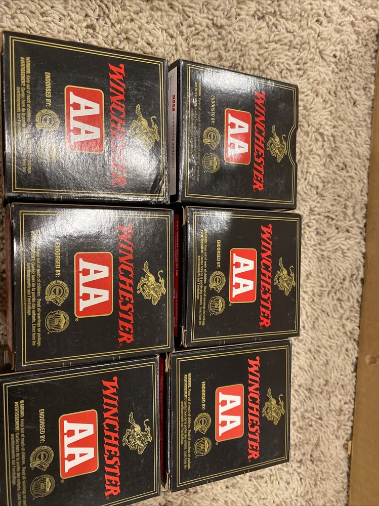 Winchester AA Shotgun Shell Boxes 28 (6) Total Empty Boxes