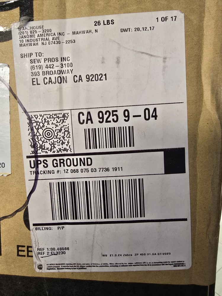 Elna3230 Sewing Machine