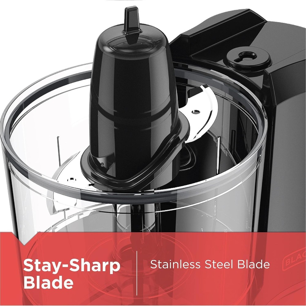 Black 1.5 Cup Chopper with Stay-Sharp Blade