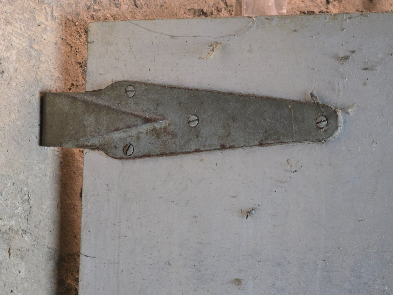 Vintage Ajax Philadelphia Walk-In Cooler Freezer Door Industrial Steel w Hardwar