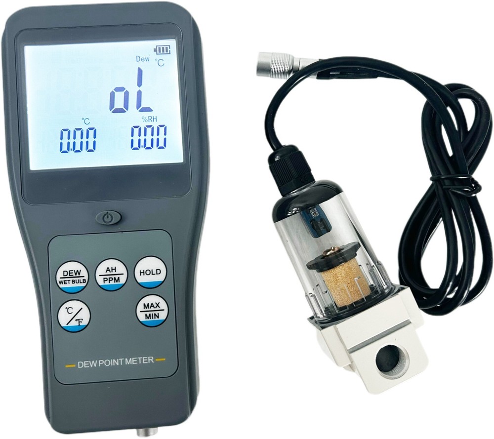 Dewpoint Meter Digital Dew Point Tester Temperature Humidity PPM Measurement