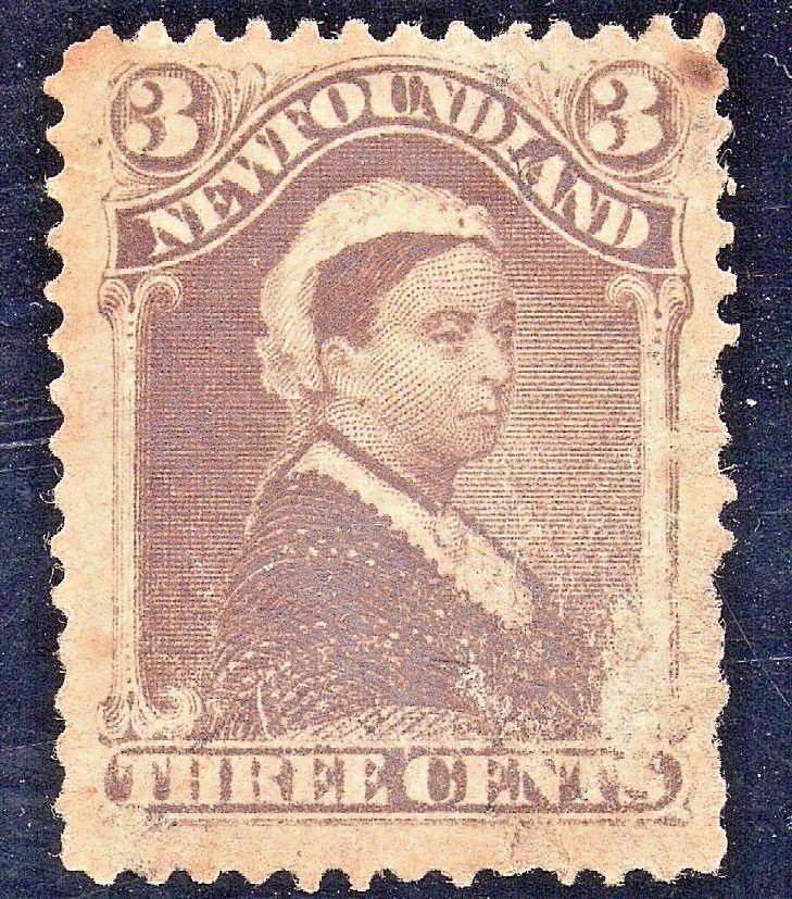 NEWFOUNDLAND Sc #52 Light Cancel VF-XF