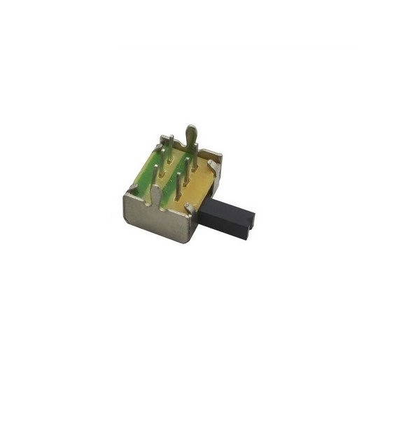 10pcs SK22D07 6Pin Toggle Vertical Slide Switch 2P2T 4mm Handle for PCB Mount L