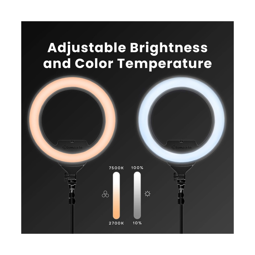 Lume Cube Ring Light Pro | Wireless Professional Lighting for Photography, St...