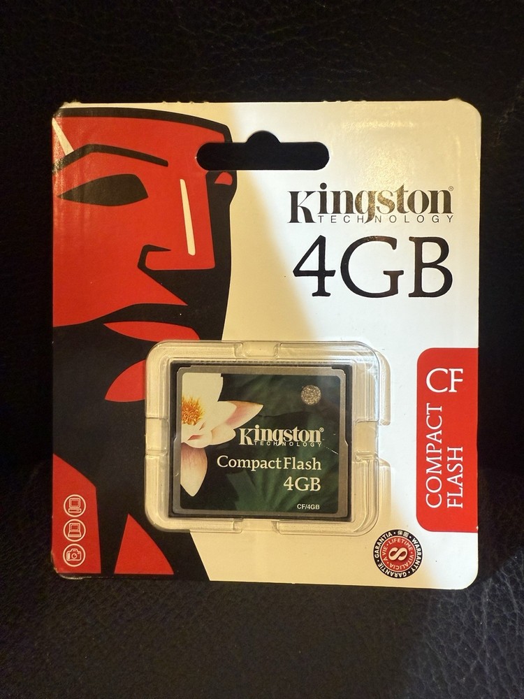 Retail Kingston 4GB CompactFlash Memory Card (CF/4GB)