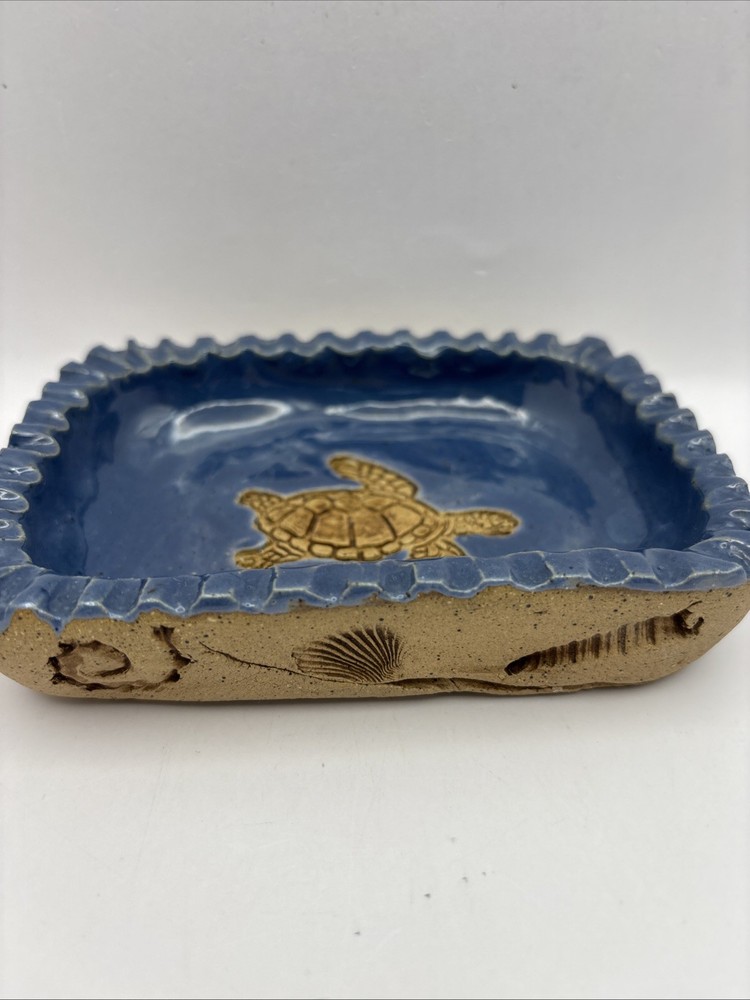 Sea Turtle Pottery Trinket Dish