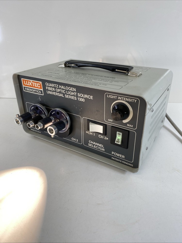 Luxtec Quartz Halogen Fiber optic light source universal series 1300
